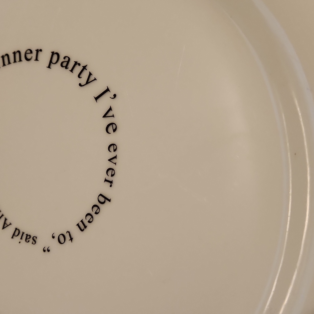 Alice in Wonderland Cafe Paul Cardew Set 2 Dinner Plates 2010 - Picture 4 of 6
